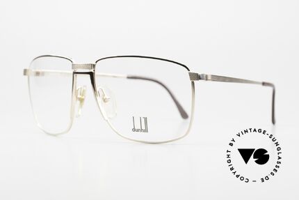 Dunhill 6071 1980's Frame Gold-Plated, gold-plated & BARLEY: hundreds of minute facets, Made for Men