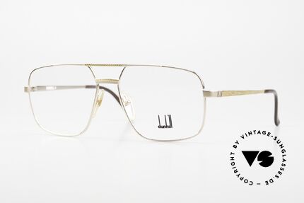 Dunhill 6068 Multi Gold-Plated Frame, LUXURY vintage eyeglasses by A. DUNHILL from 1988, Made for Men