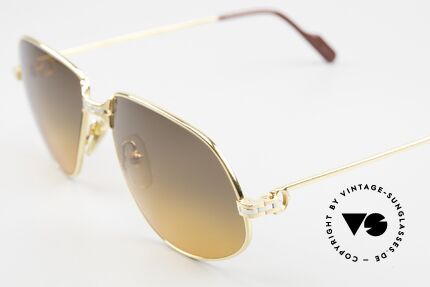 Cartier Panthere G.M. - L With Noble Sunset Lenses, precious luxury eyeglass-frame; in LARGE size 59-16, 140, Made for Men and Women Cartier Panthere G.M. - L With Noble Sunset Lenses, precious luxury eyeglass-frame; in LARGE size 59-16, 140, Made for Men and Women