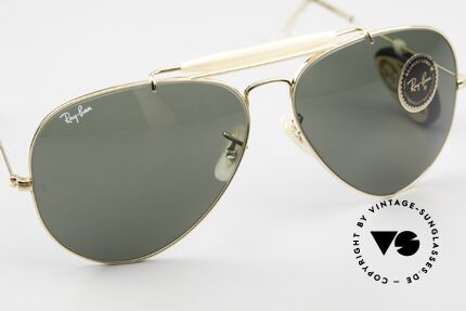 Ray Ban Outdoorsman II Iconic Sunglasses Classic, NO RETRO shades, but an old original in 62/14 size, Made for Men