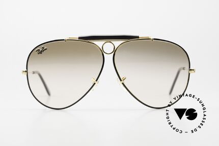 Ray Ban Shooter Precious Metals 24kt GP, rare 'Precious Metals' special edition; 62mm size, Made for Men