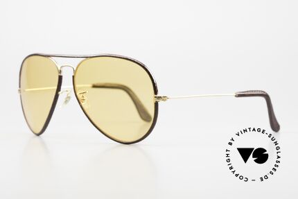 Ray Ban Large Metal II Leathers Changeable USA, orig. Bausch&Lomb mineral lenses (100%UV protection), Made for Men