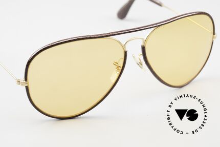 Ray Ban Large Metal II Leathers Changeable USA, unworn vintage shades (true collector's item, worldwide), Made for Men