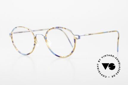 Lindberg Panto Air Titan Rim Titan Frame Acetate Inner Rim, size 44-17, U13 Rim Color, MB20 Multi-Blue Acetate, Made for Men and Women Lindberg Panto Air Titan Rim Titan Frame Acetate Inner Rim, size 44-17, U13 Rim Color, MB20 Multi-Blue Acetate, Made for Men and Women