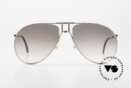 Aigner EA4 True Vintage 80's Glasses, noble modified 'aviator design'; in small size 61-18, 140, Made for Men