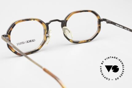 Giorgio Armani 143 Octagonal Vintage Glasses, lenses can be replaced with prescriptions; 46-25, Made for Men and Women