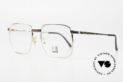 Dunhill 6057 Men's Eyeglass-Frame 1988, tangible 80's top-notch quality; with spring hinges, Made for Men
