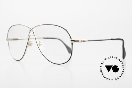 Cazal 728 80's Aviator Eyeglasses Large, lightweight curved frame; in LARGE size 62-11, Made for Men