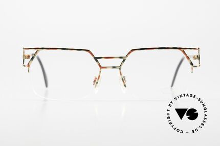 Cazal 248/3 Original 90's No Retro Frame, half rimless & high-end quality; made in Germany, Made for Men and Women
