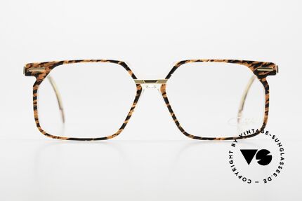 Cazal 646 Old Original Designer Frame, complex pattern in the semi-ransparent acetate, Made for Men
