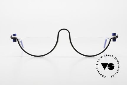 ProDesign No1 Movie Eyeglasses From 1990, true vintage aluminium frame - Gail Spence Design, Made for Men and Women