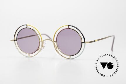 Casanova MTC 2 Colorful Round Sunglasses Details