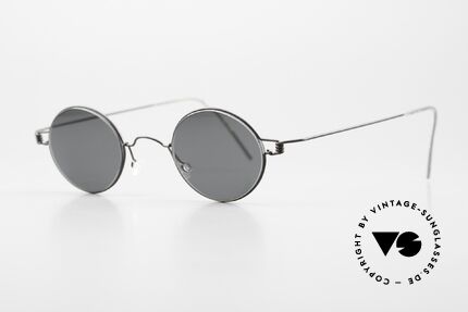 Lindberg Corona Air Titan Rim Round Titanium Frame Unisex, simply timeless, stylish & innovative: grade 'vintage', Made for Men and Women