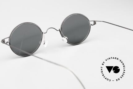 Lindberg Corona Air Titan Rim Round Titanium Frame Unisex, Size: small, Made for Men and Women