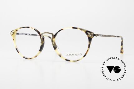 Giorgio Armani 336 Designer Panto Frame 90's, vintage GIORGIO Armani designer specs in size 51-21, Made for Men and Women