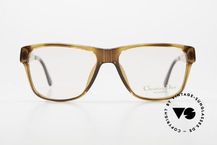Christian Dior 2406 Vintage 80's Frame Square, outstanding top-quality thanks to the OPTYL material, Made for Men