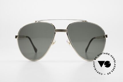 Dunhill 6023 Gold-Plated Sunglasses 1983, noble GOLD-PLATED frame with silver top bar, Made for Men