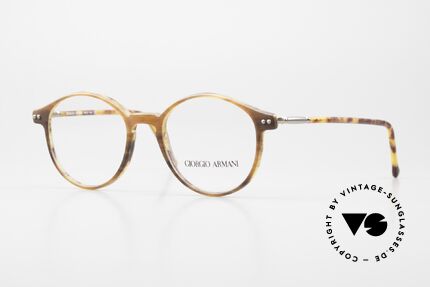 Giorgio Armani 362 90's Men's Eyeglasses Panto Details