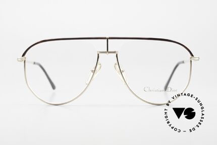 Christian Dior 2582 90's Vintage Men's Frame, extraordinary frame construction (semi rimless frame), Made for Men