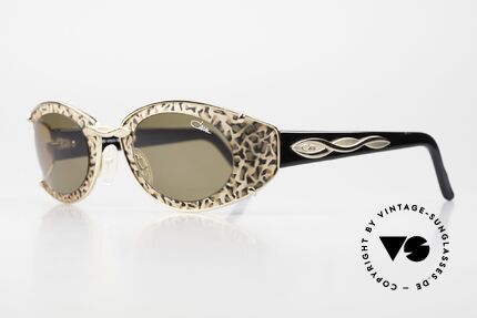 Cazal 911 Leopard Pattern Frame 90's, just fancy and really chic (oval shape) - unique model, Made for Women