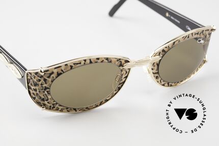 Cazal 911 Leopard Pattern Frame 90's, new old stock (like all our VINTAGE designer shades), Made for Women