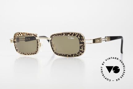 Cazal 913 Square Leopard Sunglasses Details