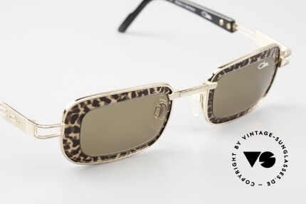 Cazal 913 Square Leopard Sunglasses, new old stock (like all our VINTAGE designer shades), Made for Women