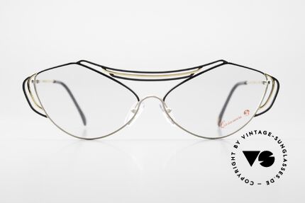 Casanova LC9 Fancy 80's Art Eyeglasses, great combination of colors, shape & functionality, Made for Women