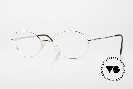 Cartier Saturne - M Platinum-Plated 90's Frame Details