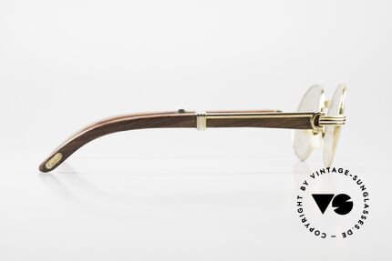 Wood and gold cartier glasses best sale