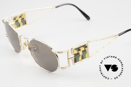 Jean Paul Gaultier 56-4672 Artful 90's Sunglasses Oval, never worn (like all our Haute Couture sunglasses), Made for Men and Women