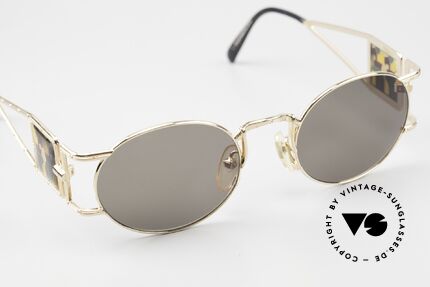 Jean Paul Gaultier 56-4672 Artful 90's Sunglasses Oval, NO retro sunglasses, but a precious old ORIGINAL, Made for Men and Women