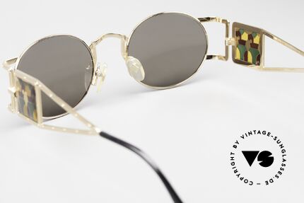 Jean Paul Gaultier 56-4672 Artful 90's Sunglasses Oval, frame can be glazed with optical lenses optionally, Made for Men and Women