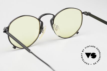 Jean Paul Gaultier 55-1171 Extraordinary Eyewear Design, yellow lenses (so can also be worn in the evening), Made for Men and Women