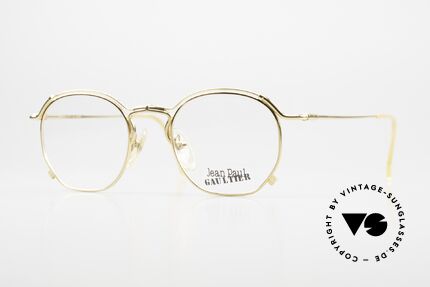 Jean Paul Gaultier 55-2171 Gold Plated Designer Frame Details