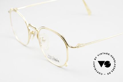 Jean Paul Gaultier 55-2171 Gold Plated Designer Frame, unworn (like all our old 1990's designer eyeglasses), Made for Men and Women