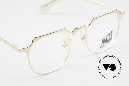 Jean Paul Gaultier 57-0171 Square Panto Gold-Plated, new old stock (like all our old JPG designer frames), Made for Men