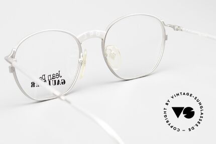 Jean Paul Gaultier 55-1271 High-End Titanium Frame, the orig. JPG DEMO lenses can be replaced optionally, Made for Men and Women
