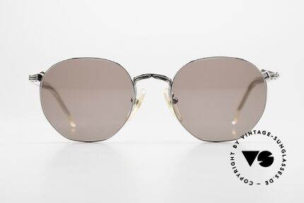 Jean Paul Gaultier 58-2271 Round Panto Sunglasses, great combination of materials; made in JAPAN, Made for Men and Women