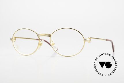 Cartier glasses wood gold sales