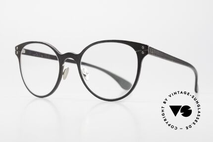 Lucas de Stael Minotaure Thin 05 Leather Covered Eyeglasses, luxury model with leather cover (connoisseur glasses), Made for Women