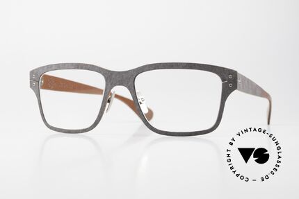 Lucas de Stael Stratus Thin 12 Frame With Leather Cover Details