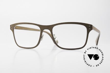 Lucas de Stael Minotaure Thin 02 Genuine Cow Leather Frame, LUCAS de STAËL, Minotaure MT02, size 51/20, col. 20, Made for Men