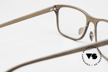 Lucas de Stael Minotaure Thin 02 Genuine Cow Leather Frame, the frame can be glazed as desired (progressive vision), Made for Men