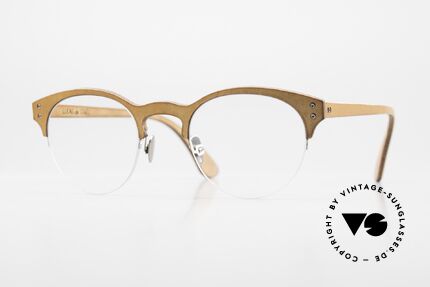 Lucas de Stael Minotaure Thin 11 Leather Covered Nylor Frame Details