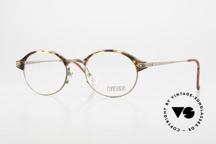 Matsuda 2831 Old Made in Japan Quality, panto vintage eyeglasses by Matsuda from the early 90s, Made for Men and Women