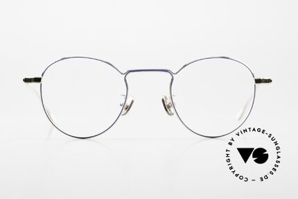 Yuichi Toyama Marcel Minimalist Panto Eyeglasses, puristic designer eyeglasses made of ß-TITANIUM, Made for Men and Women