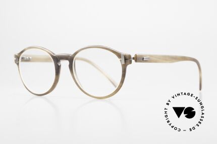 Hoffmann V7441 Understatement Eyewear, V-Line = thinnest and lightest horn glasses, worldwide!, Made for Men and Women