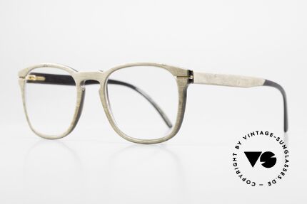 Hoffmann V7754 Horn And Wood Eyeglasses, made from natural materials wood and genuine horn!, Made for Men and Women