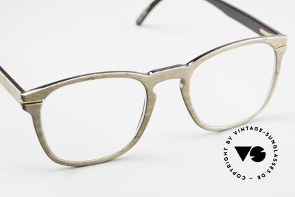 Hoffmann V7754 Horn And Wood Eyeglasses, the pure understatement (there is no brand logo at all), Made for Men and Women